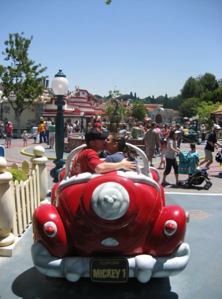 Mike and me at Disneyland