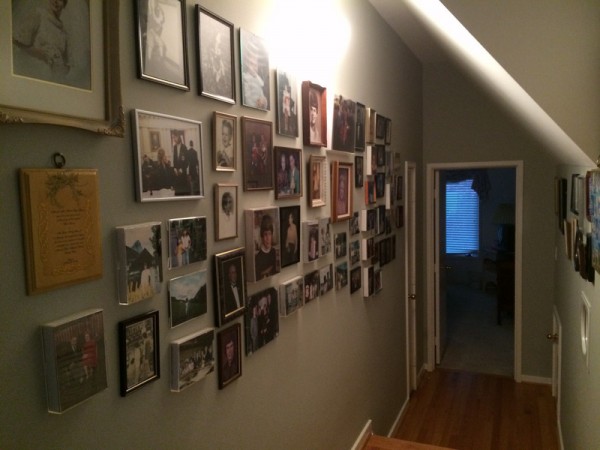 Wall of Family Photos