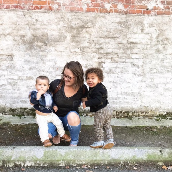 natalie brenner with babies