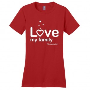 love my family t-shirt