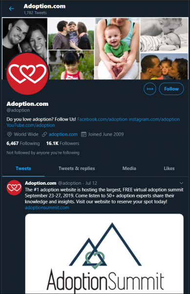 Twitter users tweet about a whole variety of topics from news to foster care to adoption. Here is our list of top adoption influencers on Twitter.