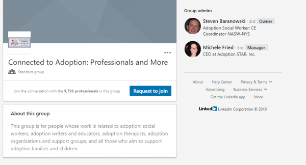 Many people go on LinkedIn to connect professionally. Here are our picks of top adoption influencer groups on LinkedIn.