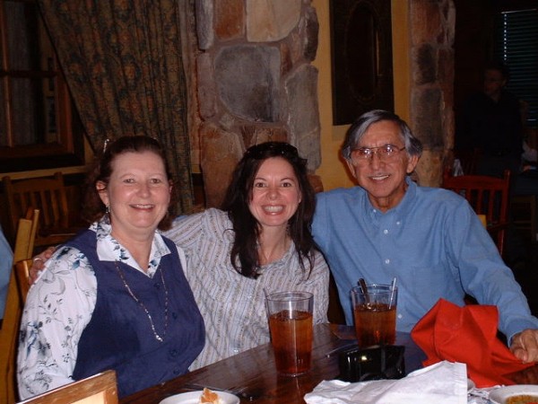 Marcia with birth parents