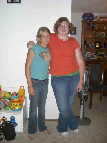 Me and my biological sister.