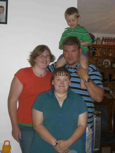 first time I met my biological family. Aunt, Uncle, and Cousin