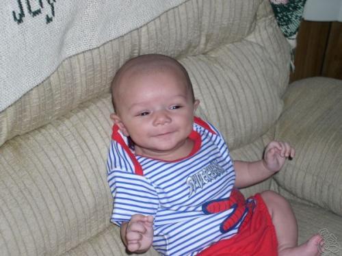 The First Smile -1 1/2 months old