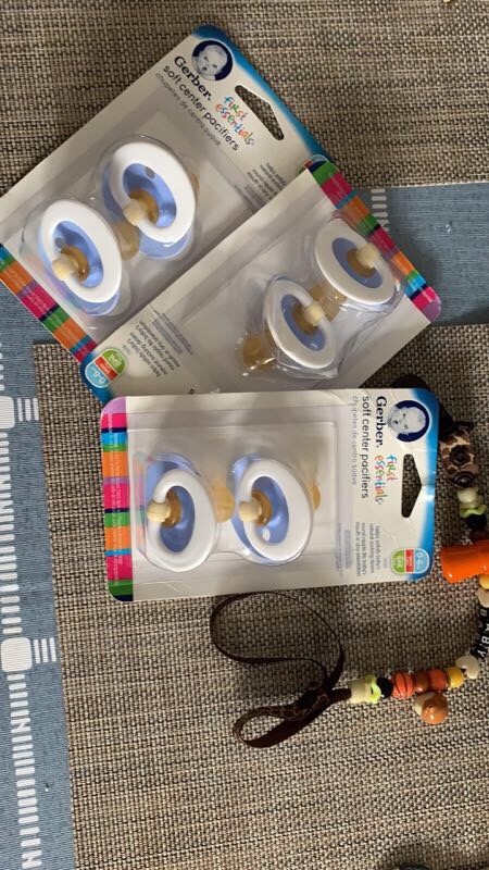 Gerber first essentials soft best sale center pacifiers